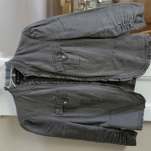 INC - Ladies 3/4 sleeve linen jacket